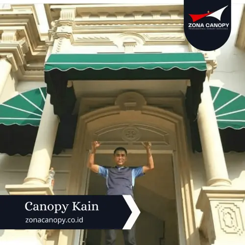 Canopy Kain Teras Rumah jakarta selatan
